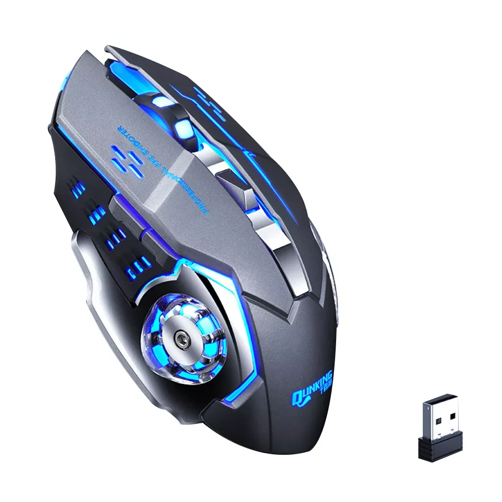 2.4G Wireless Mouse Gamer 3200DPI 6 Buttons LED Gaming Mouse Desktop Computer Rechargeable Mice for PC Laptop Games 
2.4G Wireless Mouse Gamer 3200DPI 6 Buttons LED Gaming Mouse Desktop Computer Rechargeable Mice for PC Laptop Games