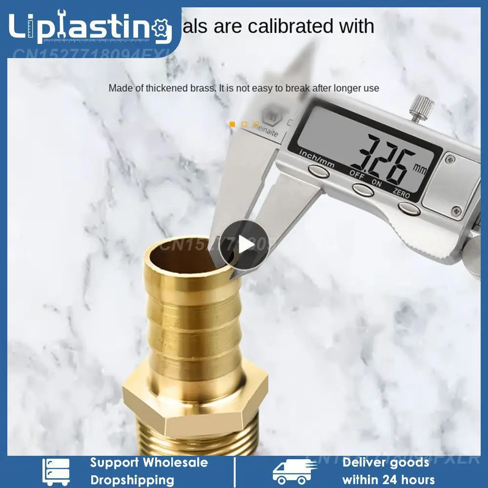 1~10PCS Brass Hose Fitting 6/8/10/12/14/16/19/25mm Barb Tail 1/8" 1/4" 3/8" 1/2" 3/4" 1" BSP Male Female Thread Copper Connector
1~10PCS Brass Hose Fitting 6/8/10/12/14/16/19/25mm Barb Tail 1/8" 1/4" 3/8" 1/2" 3/4" 1" BSP Male Female Thread Copper Connector