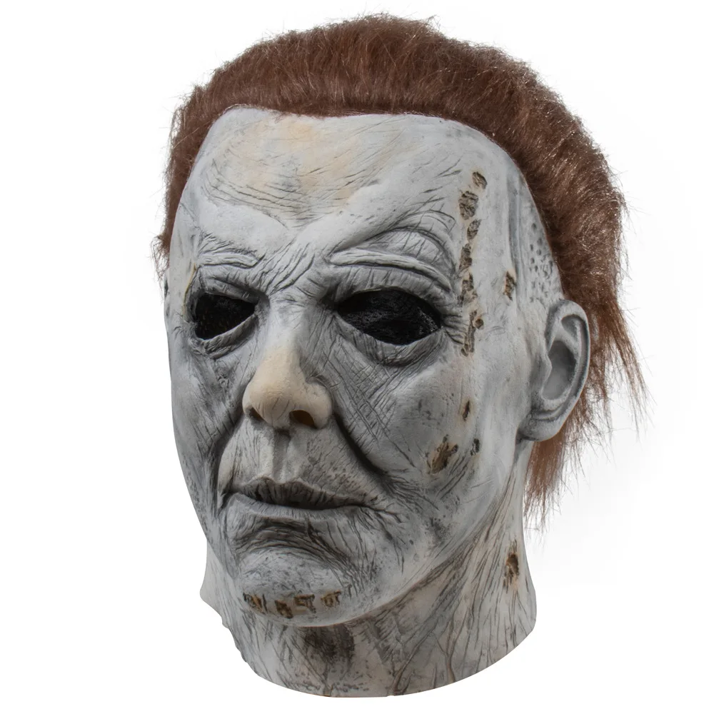 

Horror Halloween Michael Myers Mask Trick or Treat Studios Scary Cosplay Full Head Latex Masks Halloween Party Face Cover