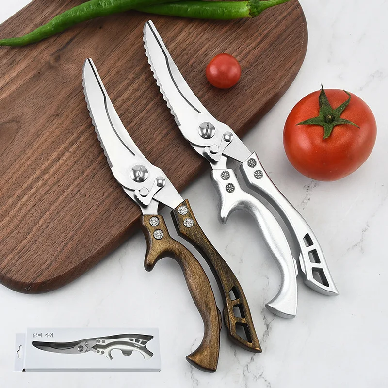 Stainless Steel Kitchen Chicken Bone Scissors Creative Household Multifunctional Goose and Fish Food Scissors Cozinha Utensilios
Stainless Steel Kitchen Chicken Bone Scissors Creative Household Multifunctional Goose and Fish Food Scissors Cozinha Utensilios