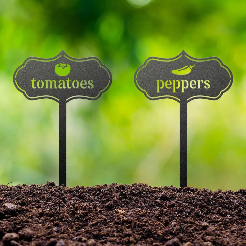 Metal Black Plant Labels Plant Sign Tags Garden Markers For Bonsai Seed Potted Herbs Flowers Tool
Metal Black Plant Labels Plant Sign Tags Garden Markers For Bonsai Seed Potted Herbs Flowers Tool