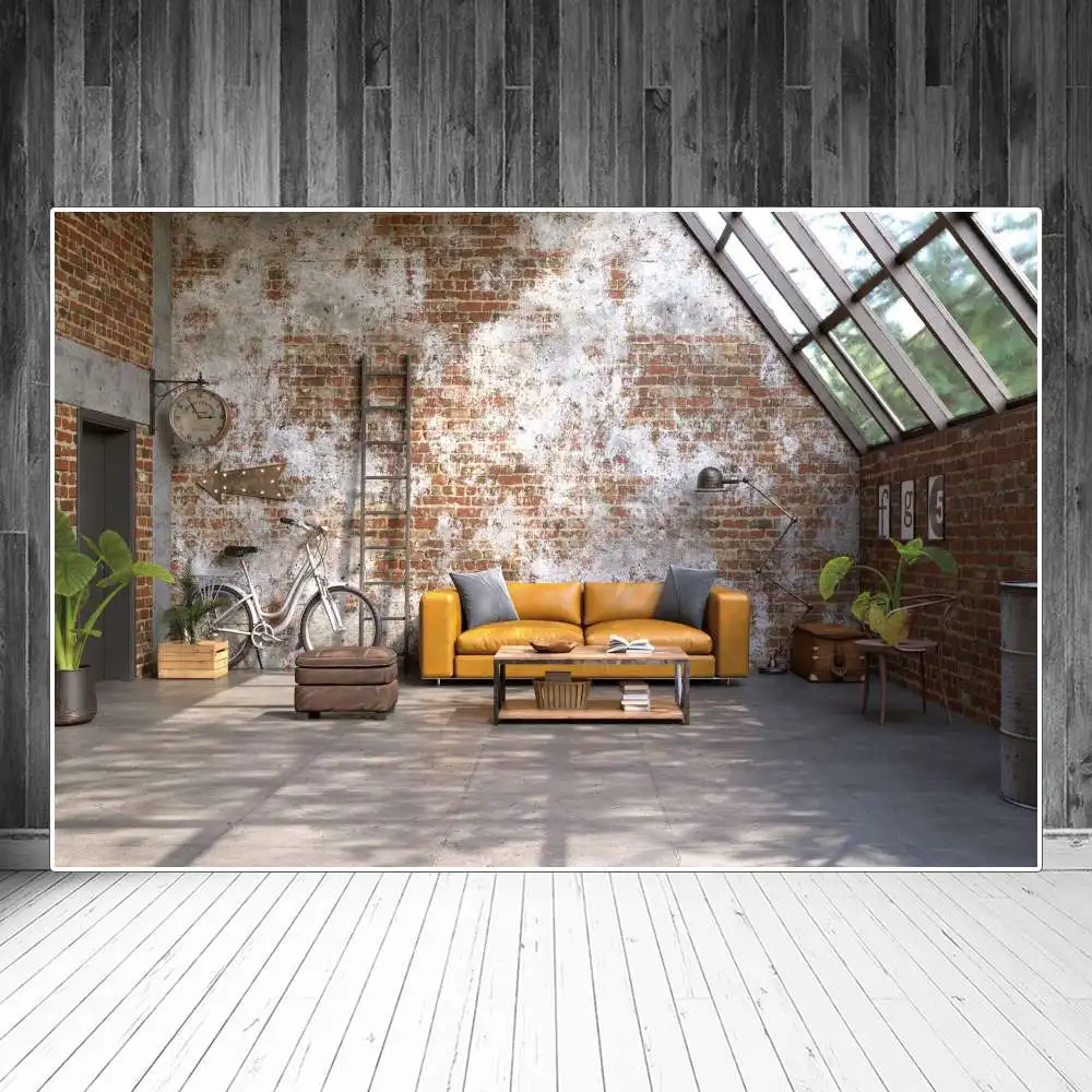 Bright Loft House Interior Photography Backdrops Decors Window Roof Brick Wall Sofa Sign Photobooth Photographic Backgrounds
Bright Loft House Interior Photography Backdrops Decors Window Roof Brick Wall Sofa Sign Photobooth Photographic Backgrounds