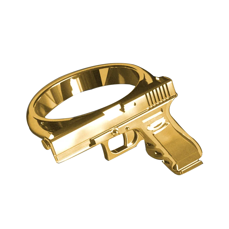 Exquisite Gun Imitation Ring alloy Gun Ring Polishing Motorcycle Cowboy Biker Punk Men Women Cool Ring 
Exquisite Gun Imitation Ring alloy Gun Ring Polishing Motorcycle Cowboy Biker Punk Men Women Cool Ring
