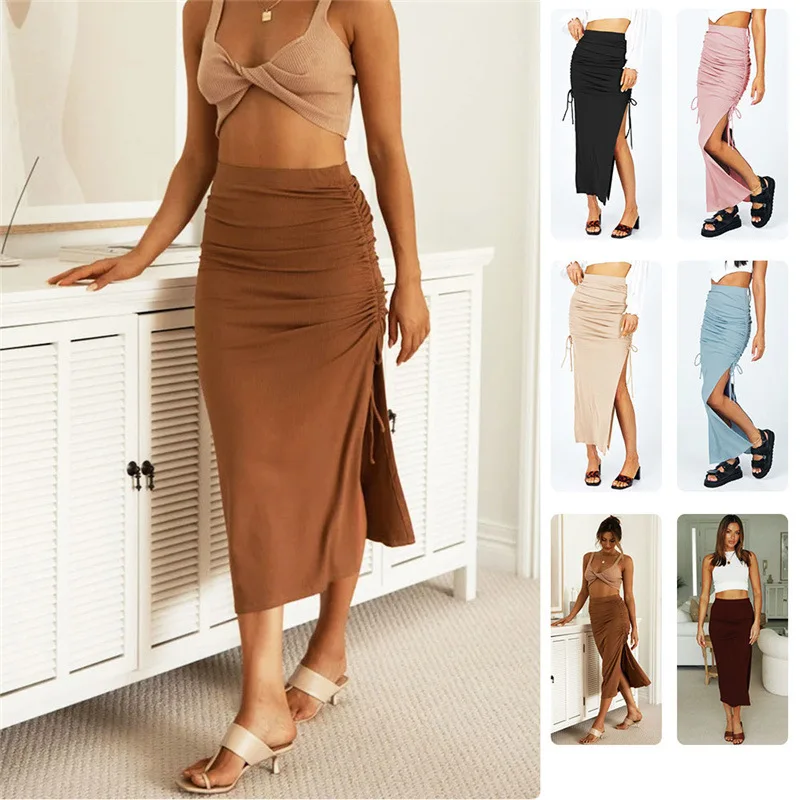 Summer Fashion Knitting Women's Short Skirts Elastic High Waist A-Line Midi Skirts Sexy Streetwear Girls Hips Y2K Skirts
Summer Fashion Knitting Women's Short Skirts Elastic High Waist A-Line Midi Skirts Sexy Streetwear Girls Hips Y2K Skirts