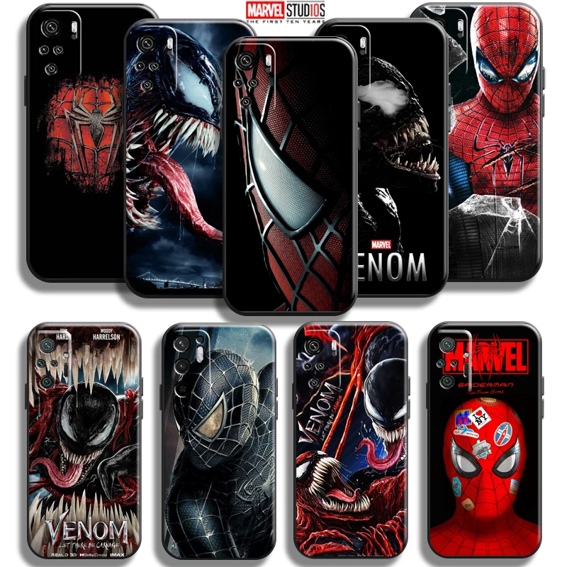 Marvel Spiderman Venom Phone Case For Xiaomi Redmi Note 10 10S Pro Max 5G Note 10T Soft Carcasa Black Silicone Cover Coque
Marvel Spiderman Venom Phone Case For Xiaomi Redmi Note 10 10S Pro Max 5G Note 10T Soft Carcasa Black Silicone Cover Coque