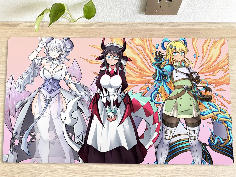 YuGiOh Playmat Exosister Mikailis & Labrynth & House Dragonmaid TCG CCG Mat Trading Card Game Mat Mouse Pad Gaming Play Mat
YuGiOh Playmat Exosister Mikailis & Labrynth & House Dragonmaid TCG CCG Mat Trading Card Game Mat Mouse Pad Gaming Play Mat