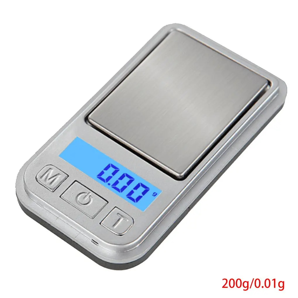 

100g/0.01g 200g/0.01g Mini Digital Pocket Scale Kitchen Jewellery Pharmacy Gold Tare Weighing Balance Gram Scales