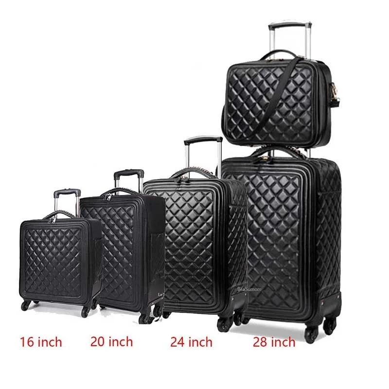 2022 BeaSumore Retro PU Leather Rolling Luggage Sets Spinner 28 inch Women High capacity Suitcase Wheels 20 inch Men Cabin
2022 BeaSumore Retro PU Leather Rolling Luggage Sets Spinner 28 inch Women High capacity Suitcase Wheels 20 inch Men Cabin