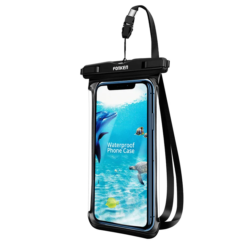 FONKEN Waterproof Phone Case For Iphone Samsung Xiaomi Swimming Dry Bag Underwater Case Water Proof Bag Mobile Phone Coque Cover
FONKEN Waterproof Phone Case For Iphone Samsung Xiaomi Swimming Dry Bag Underwater Case Water Proof Bag Mobile Phone Coque Cover