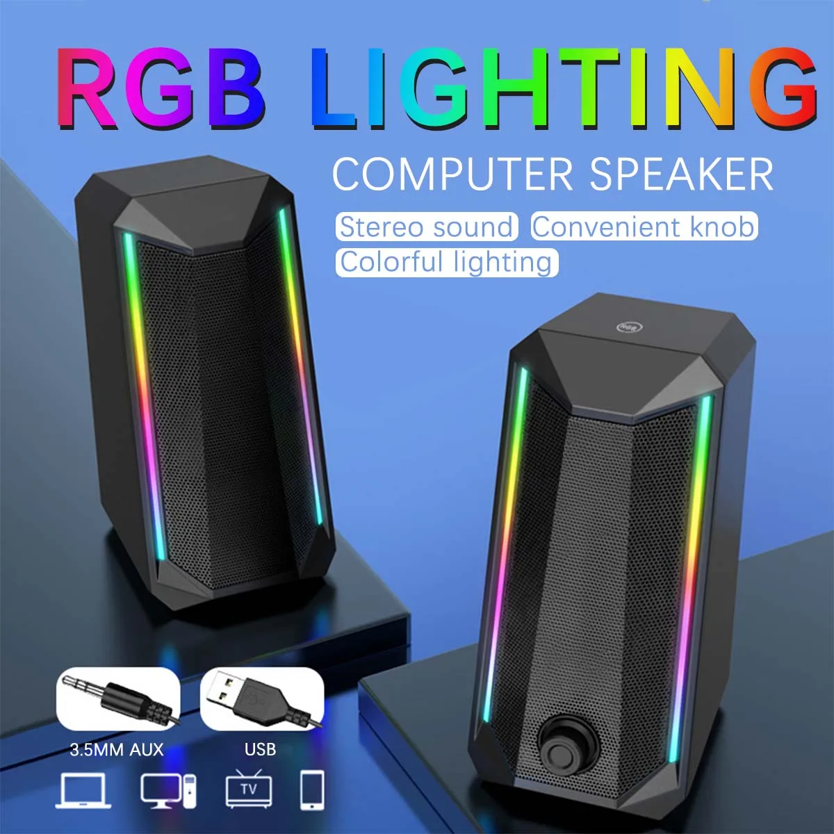 K103 Бесконтактный RGB 3D компьютерный динамик объемный звук без потерь сабвуфер аудио Настольный динамик s USB проводной ноутбук
K103 Бесконтактный RGB 3D компьютерный динамик объемный звук без потерь сабвуфер аудио Настольный динамик s USB проводной ноутбук