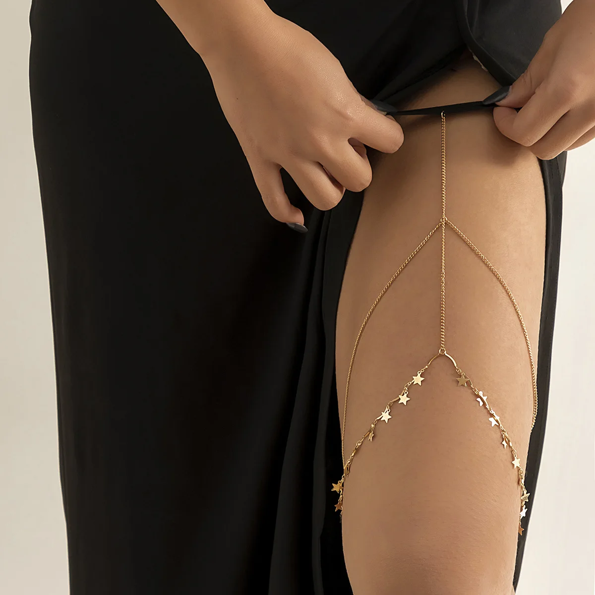 Sexy Beach Body Chain with Simulated Pearl Minimalist Elastic Star Women Bracelet on The Leg Bikinis Tassel Thigh Chain Bikinis
Sexy Beach Body Chain with Simulated Pearl Minimalist Elastic Star Women Bracelet on The Leg Bikinis Tassel Thigh Chain Bikinis