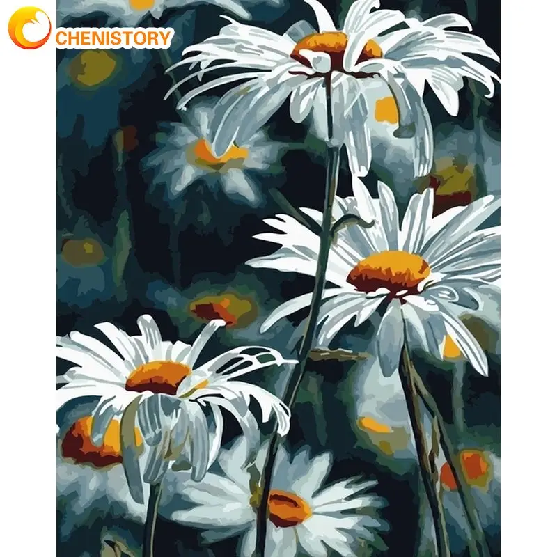 CHENISTORY Diamond Mosaic White Daisy Cross Stitch 5d Diamond Painting Full Square Flowers Diamond Embroidery Scenic Home Decor
CHENISTORY Diamond Mosaic White Daisy Cross Stitch 5d Diamond Painting Full Square Flowers Diamond Embroidery Scenic Home Decor