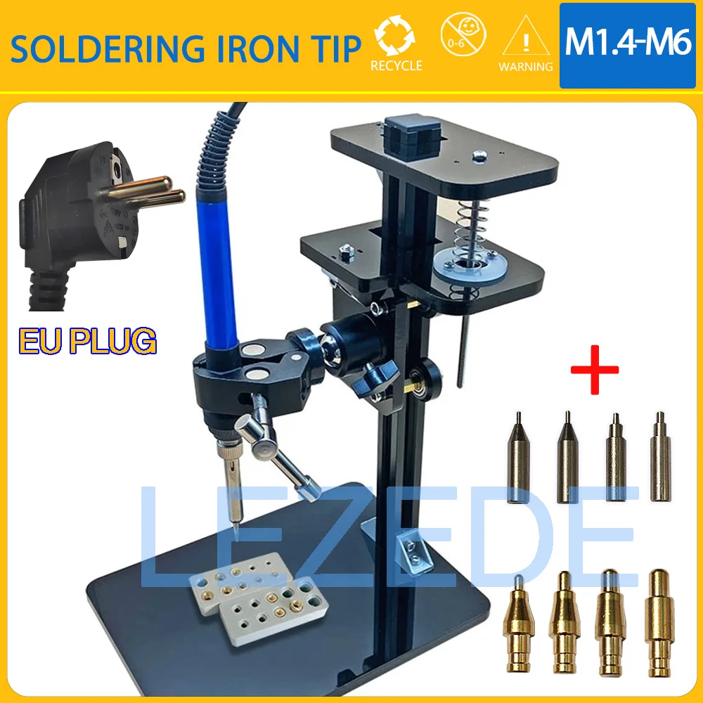 M2 M2.5 M3 M4 M5 M6 Soldering Iron Tip Heat Set Insertion Tool Thread Insert Brass Nut Copper Embedded Kit For 3d Printing Parts
M2 M2.5 M3 M4 M5 M6 Soldering Iron Tip Heat Set Insertion Tool Thread Insert Brass Nut Copper Embedded Kit For 3d Printing Parts