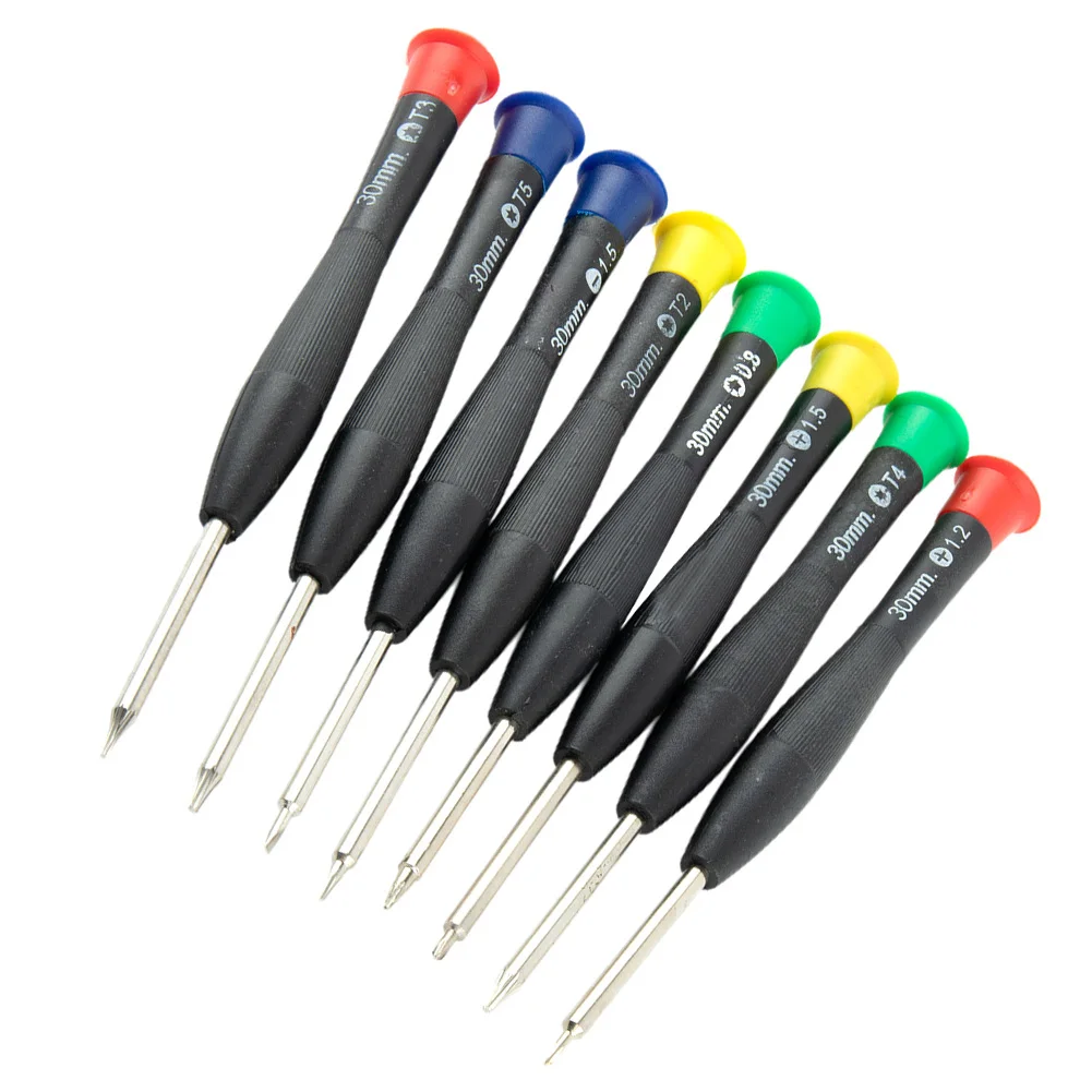8 Pcs Precision Torx Cross Screwdriver Set Hand Screwdriver T3 T4 T5 PH000 SL1.5 Head For Watch Clock Repairing Manual Tools
8 Pcs Precision Torx Cross Screwdriver Set Hand Screwdriver T3 T4 T5 PH000 SL1.5 Head For Watch Clock Repairing Manual Tools