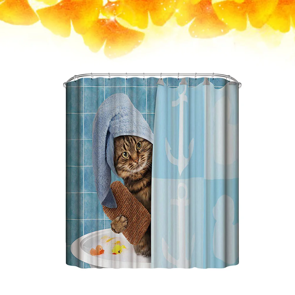 1pc Bathroom Curtain Waterproof Printing Shower Creative Bathing Cloth Curtain for Bathroom Room Decor
1pc Bathroom Curtain Waterproof Printing Shower Creative Bathing Cloth Curtain for Bathroom Room Decor
