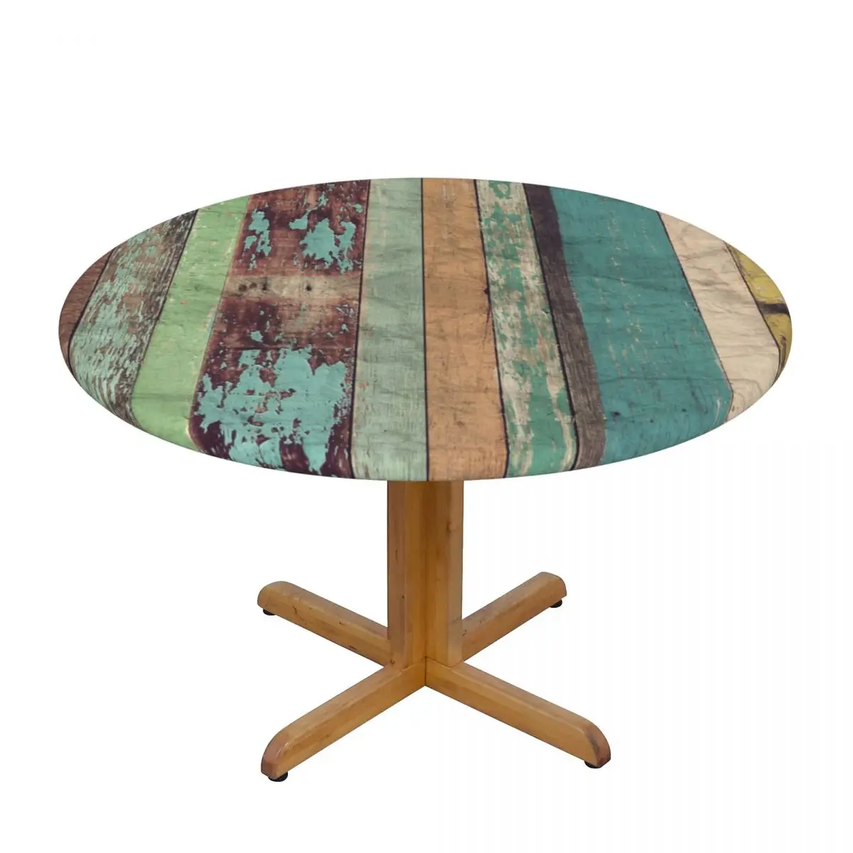 Fitted Round Tablecloth Protector Soft Glass Table Cover Vintage Rustic Wood Anti-Scald Plate Kitchen Home Tablemat
Fitted Round Tablecloth Protector Soft Glass Table Cover Vintage Rustic Wood Anti-Scald Plate Kitchen Home Tablemat