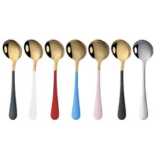 Coffee Spoon Cutlery Set Stainless Steel Ice Cream Creative Tea-Spoon Fashion Tableware Japan and South Korea