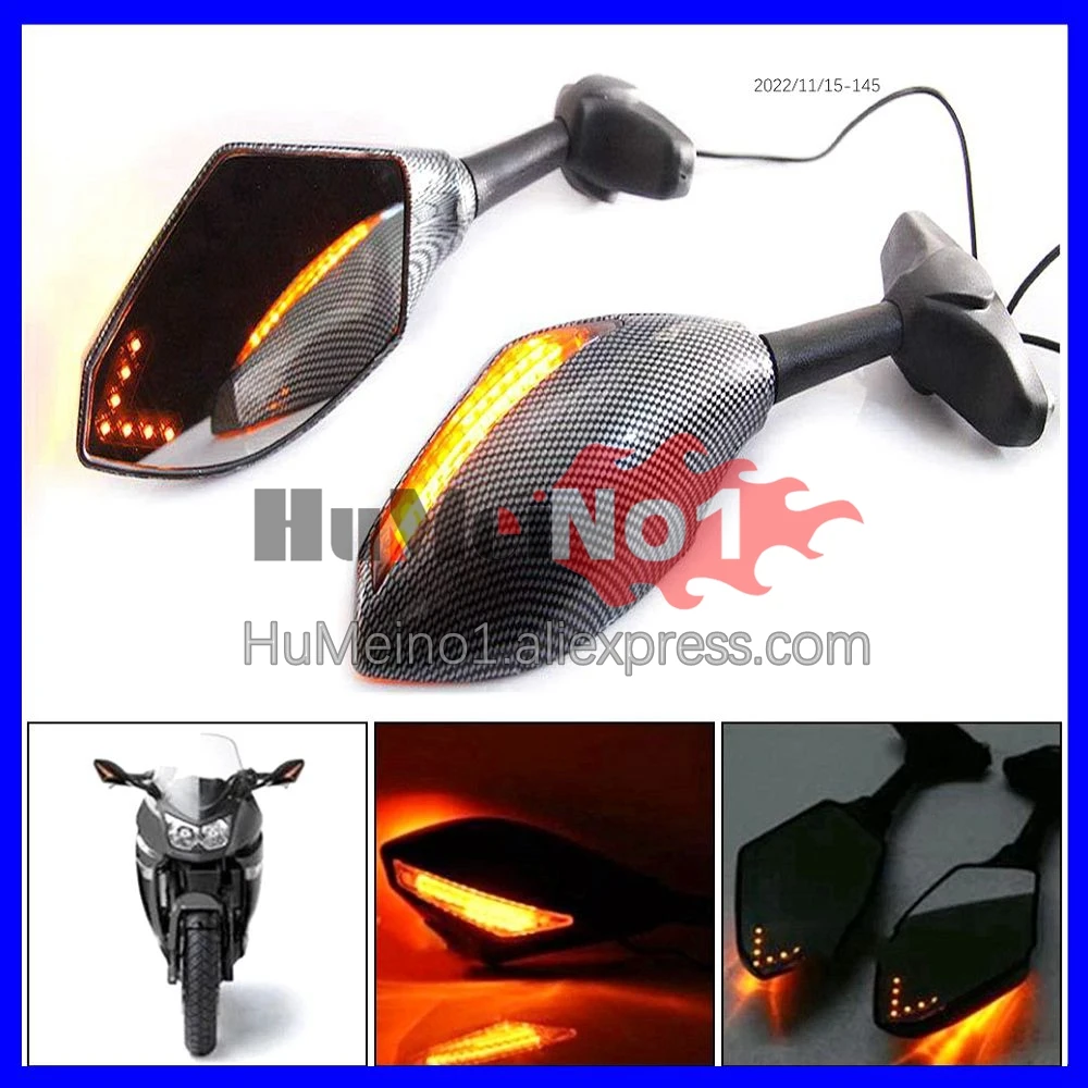 2X Turn Lights Side Mirrors For SUZUKI GSXR 1300 1300CC GSXR1300 Hayabusa 08 09 10 2011 2012 2013 Turn Signal Rearview Mirrors
2X Turn Lights Side Mirrors For SUZUKI GSXR 1300 1300CC GSXR1300 Hayabusa 08 09 10 2011 2012 2013 Turn Signal Rearview Mirrors