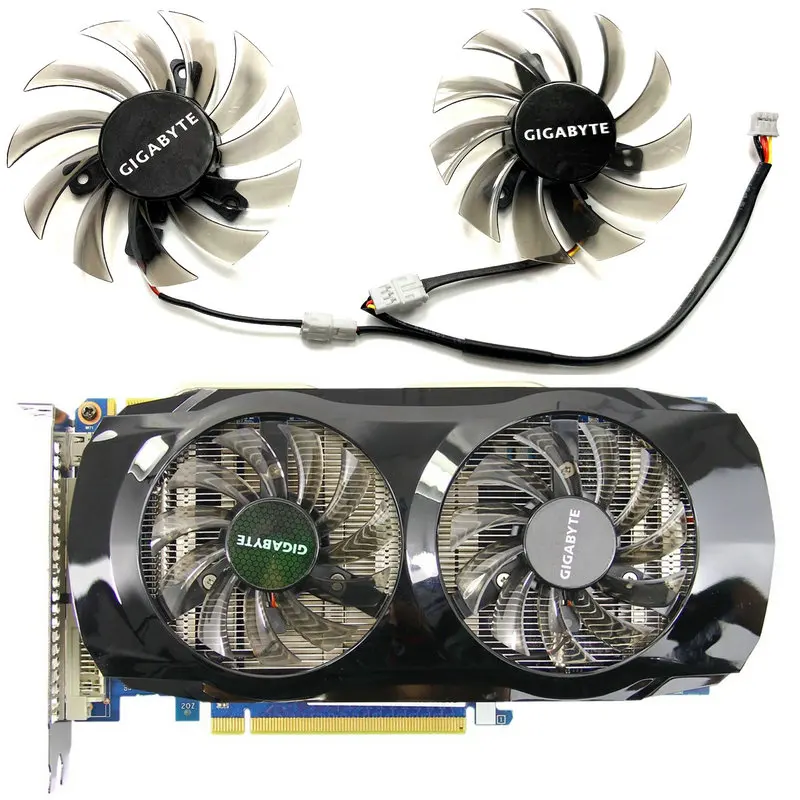Новый охлаждающий вентилятор для видеокарты Gigabyte GTX460 470 570 670 HD5870 T128010SM
Новый охлаждающий вентилятор для видеокарты Gigabyte GTX460 470 570 670 HD5870 T128010SM