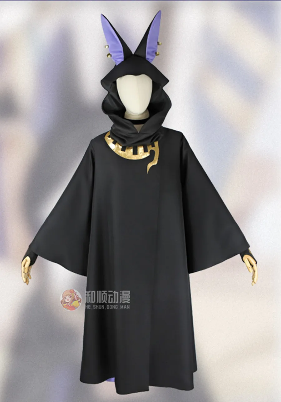 

Genshin Impact Cyno Game Suit Handsome Cloak Uniform Cosplay Costume Halloween Carnival Party Role Play Outfit Men Clothing