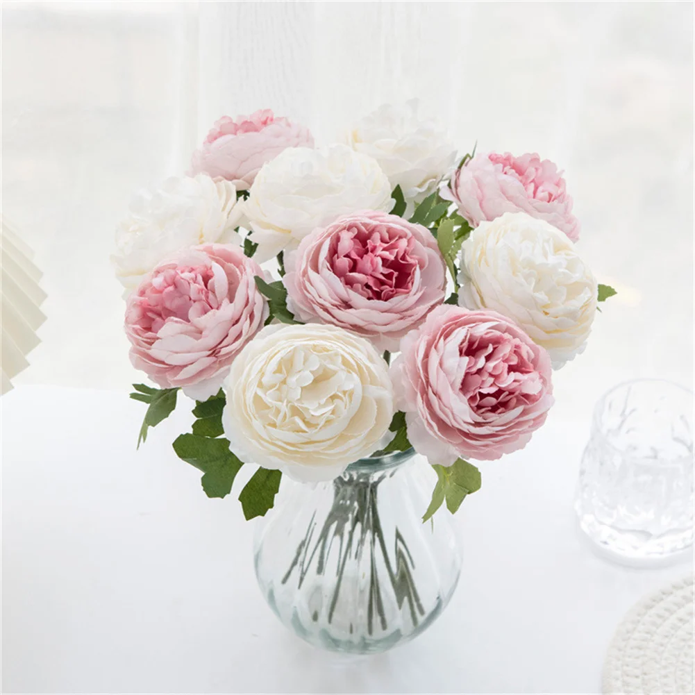 Artificial Flowers Bouquet Beautiful Silk Peony Wedding Party Home Table Decor Arrange DIY Rose Fake Plants Valentine Present
Artificial Flowers Bouquet Beautiful Silk Peony Wedding Party Home Table Decor Arrange DIY Rose Fake Plants Valentine Present