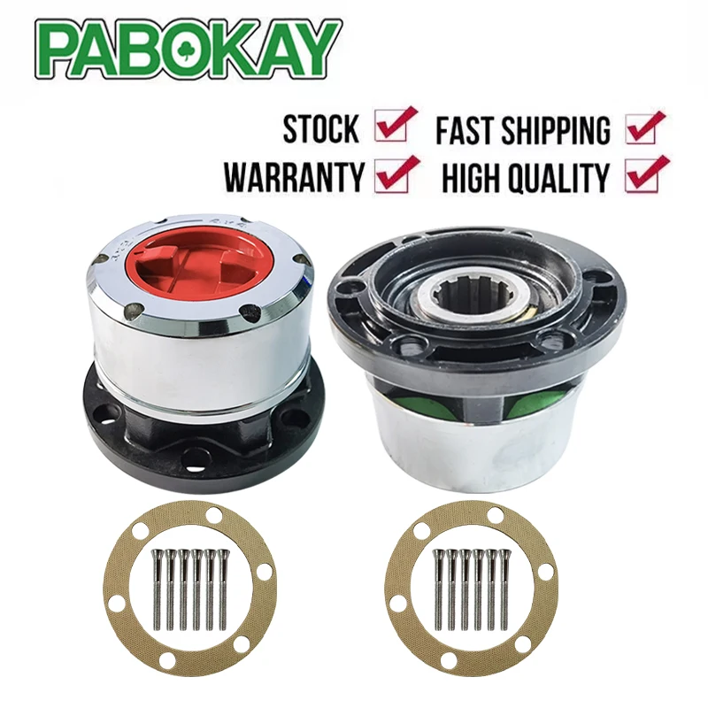 2 pieces x FOR JEEP Station Pick Up C101 Commando Gladiator Wagoneer Cherokee Scout Free Wheel locking hub B031HP AVM401HP
2 pieces x FOR JEEP Station Pick Up C101 Commando Gladiator Wagoneer Cherokee Scout Free Wheel locking hub B031HP AVM401HP