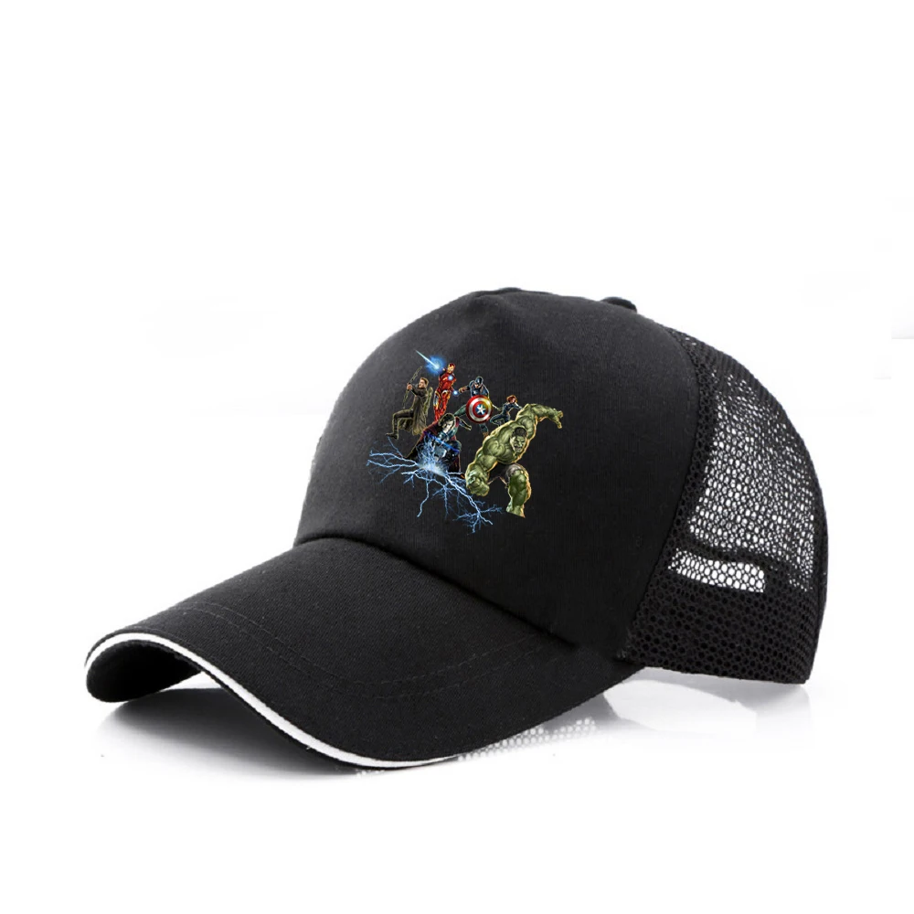 Boys and Girls Baseball Caps Marvel Characters Iron Man Hulk Joint Sun Hat Shade Mesh Breathable Casual Beach Outdoor Hip-hop
Boys and Girls Baseball Caps Marvel Characters Iron Man Hulk Joint Sun Hat Shade Mesh Breathable Casual Beach Outdoor Hip-hop