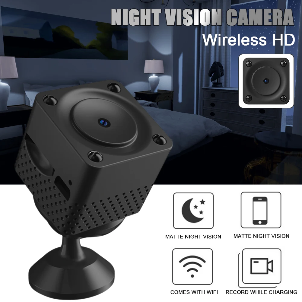 F9 Mini Indoor Camera WiFi Smart Home Security Camera 1080P Wireless Camcorder Night Vision Motion Detection Security Camera
F9 Mini Indoor Camera WiFi Smart Home Security Camera 1080P Wireless Camcorder Night Vision Motion Detection Security Camera