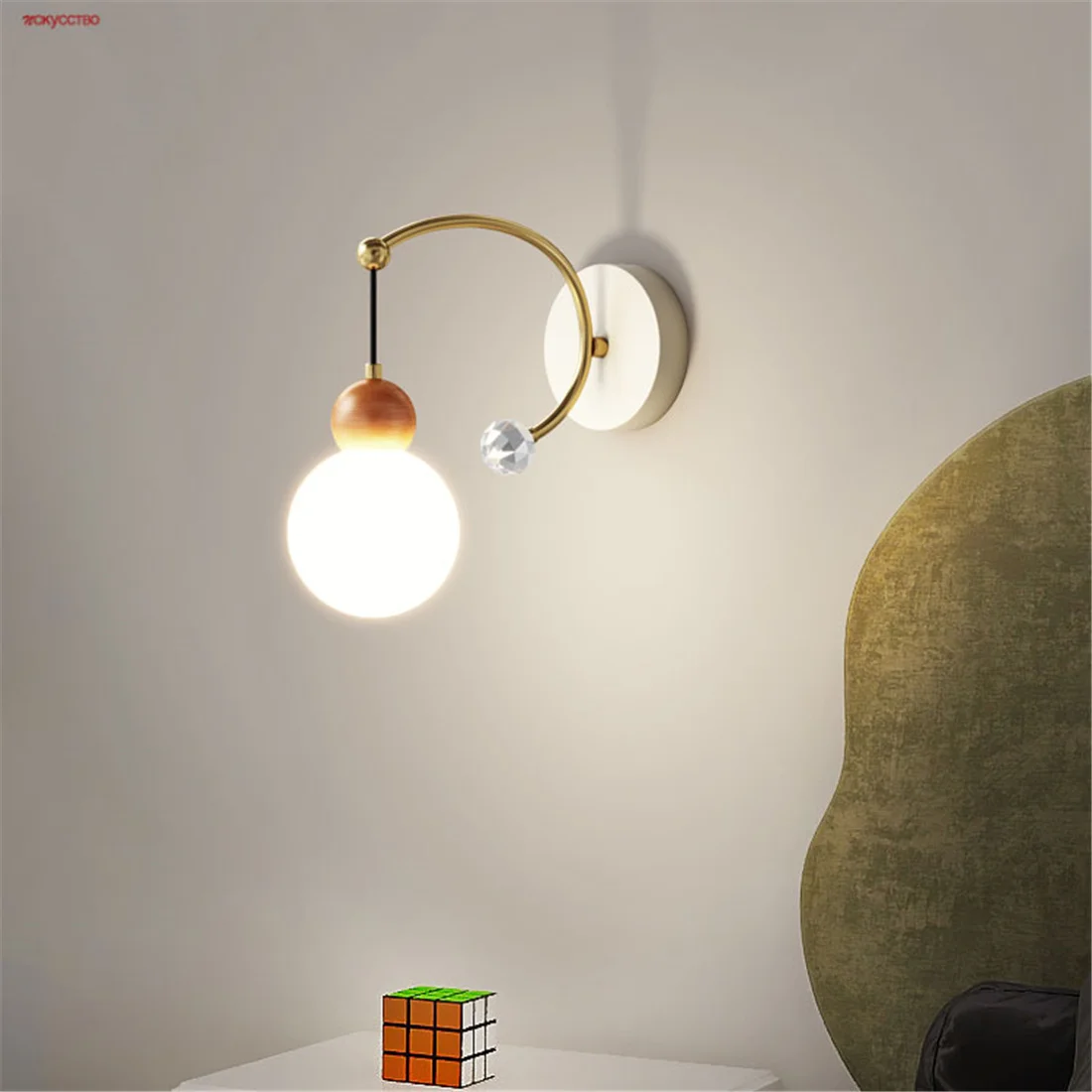 Creative Glass Gourd Crystal Metal Led Wall Lamp Living Room Decoration Sofa Hallway Bedroom Loft Sconce Indoor Night Lights
Creative Glass Gourd Crystal Metal Led Wall Lamp Living Room Decoration Sofa Hallway Bedroom Loft Sconce Indoor Night Lights