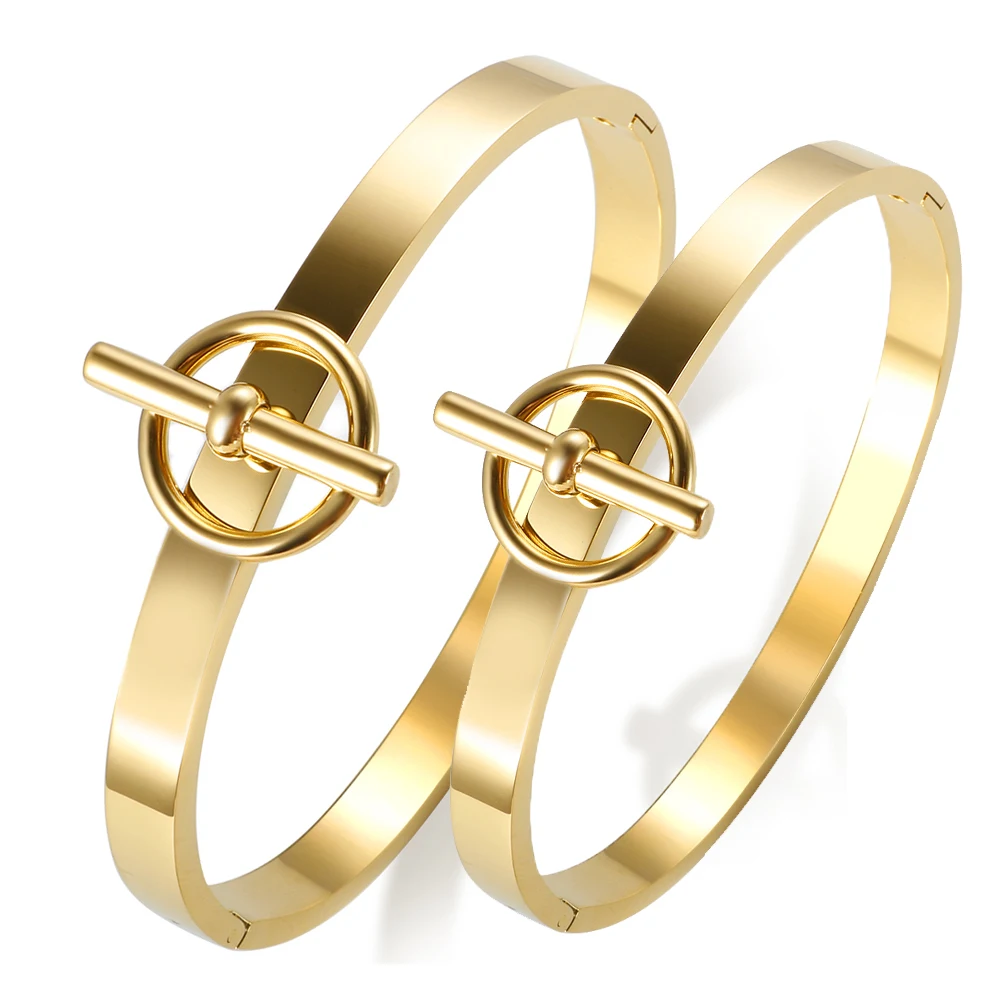JINHUI New Stainless Steel OT Charm Bangles Bracelets for Women Girl High Quality Trend Summer Beach Party Fine Female Jewelry
JINHUI New Stainless Steel OT Charm Bangles Bracelets for Women Girl High Quality Trend Summer Beach Party Fine Female Jewelry