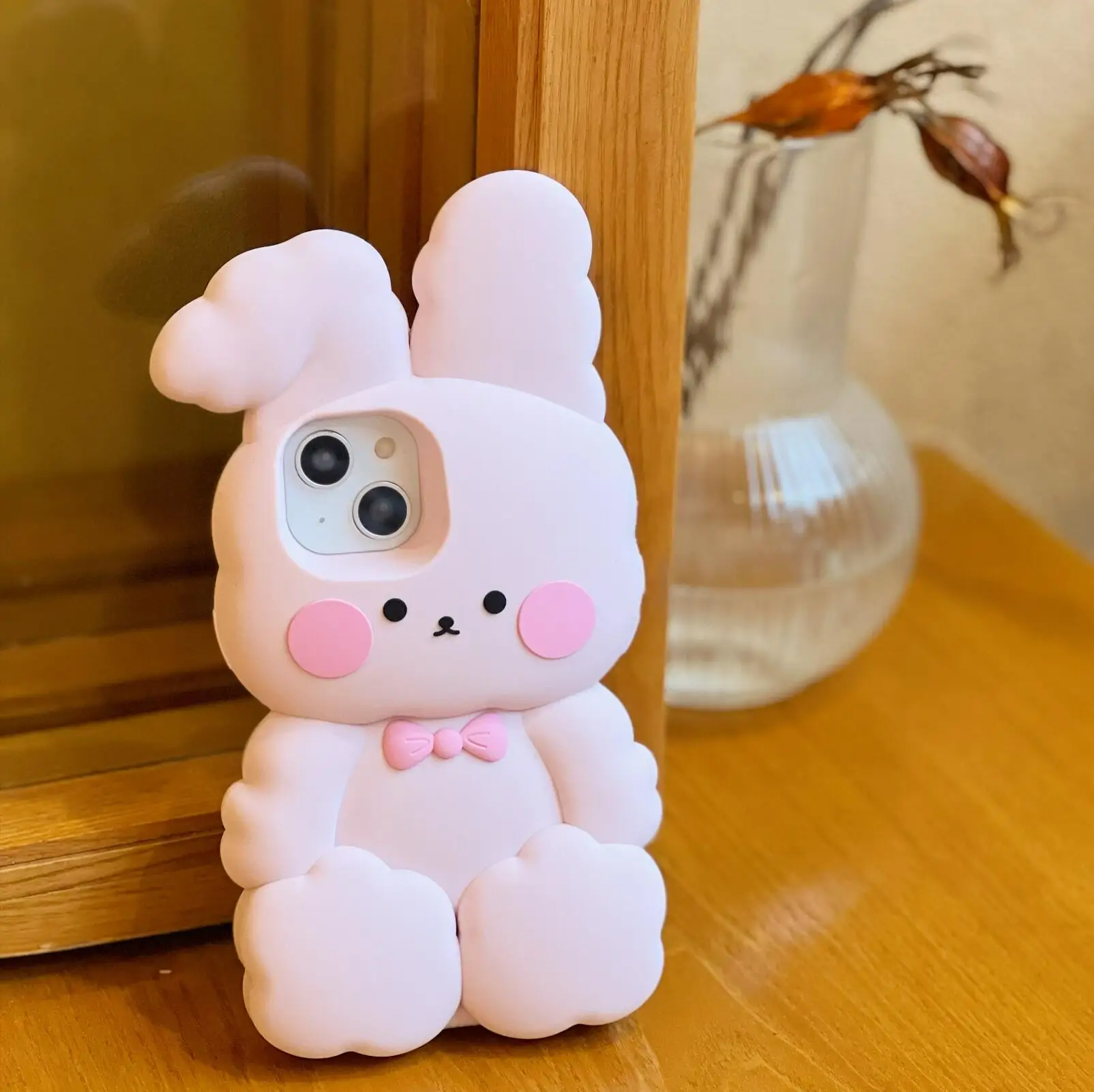 Cartoon 3D Rabbit Girl Silicone Phone Case For iPhone 13 12 11 14 Pro Max 14Plus Fashion Shockproof Personality Soft Cover YHJ
Cartoon 3D Rabbit Girl Silicone Phone Case For iPhone 13 12 11 14 Pro Max 14Plus Fashion Shockproof Personality Soft Cover YHJ
