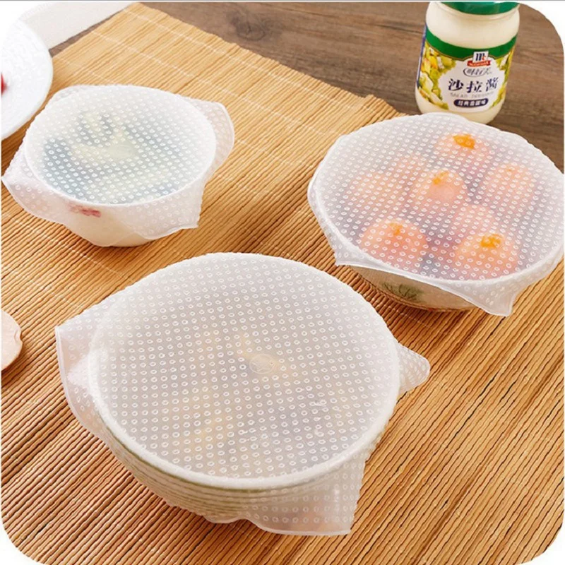 kitchen accessories Reusable Bowl Lid Silicone Plastic Wrap Cover Microwave Oven Refrigerator Fresh
kitchen accessories Reusable Bowl Lid Silicone Plastic Wrap Cover Microwave Oven Refrigerator Fresh