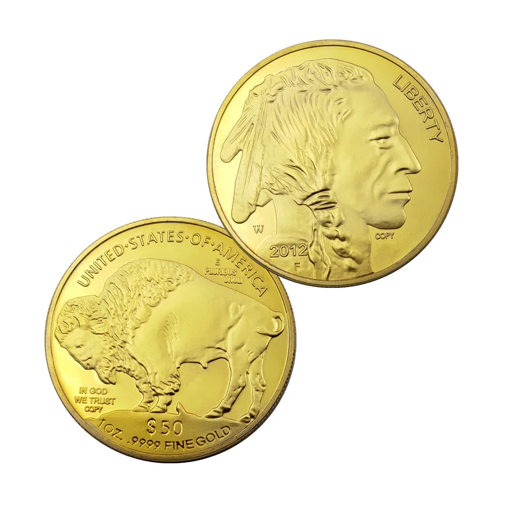 Native Americans and USA Liberty Buffalo Yak In God We Trust Gold Challenge Collectible Coin 1 Oz 9999 FINE GOLD 50 Dollars Copy
Native Americans and USA Liberty Buffalo Yak In God We Trust Gold Challenge Collectible Coin 1 Oz 9999 FINE GOLD 50 Dollars Copy