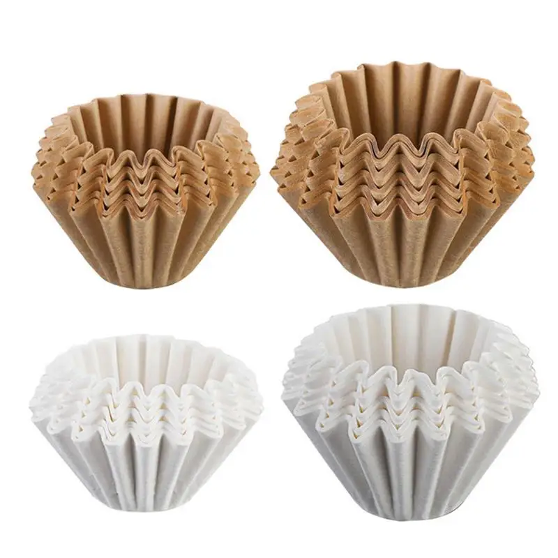 50pcs/Set White Coffee Filters Single Serving Paper for Coffee Machine White Filter Paper Cake Cup Coffee Paper Bowl For 1 - 4
50pcs/Set White Coffee Filters Single Serving Paper for Coffee Machine White Filter Paper Cake Cup Coffee Paper Bowl For 1 - 4