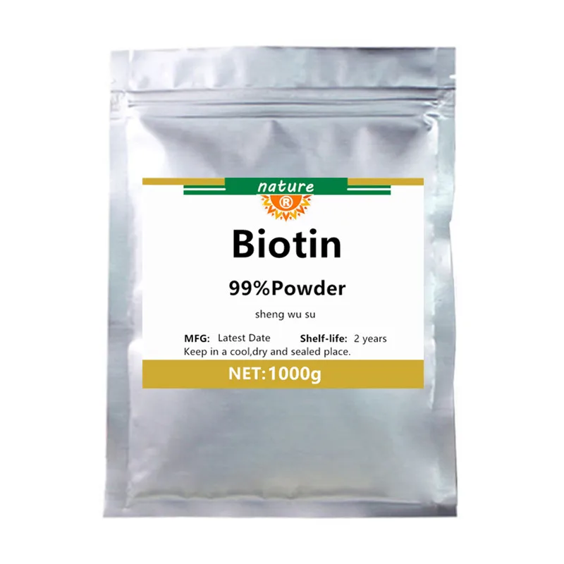 High Quality Food Grade Biotin Powder,Vitamin H,Vitamin B7,D-Biotin,Coenzyme R,Prevent White Hair And Hair Loss,Free Shipping
High Quality Food Grade Biotin Powder,Vitamin H,Vitamin B7,D-Biotin,Coenzyme R,Prevent White Hair And Hair Loss,Free Shipping