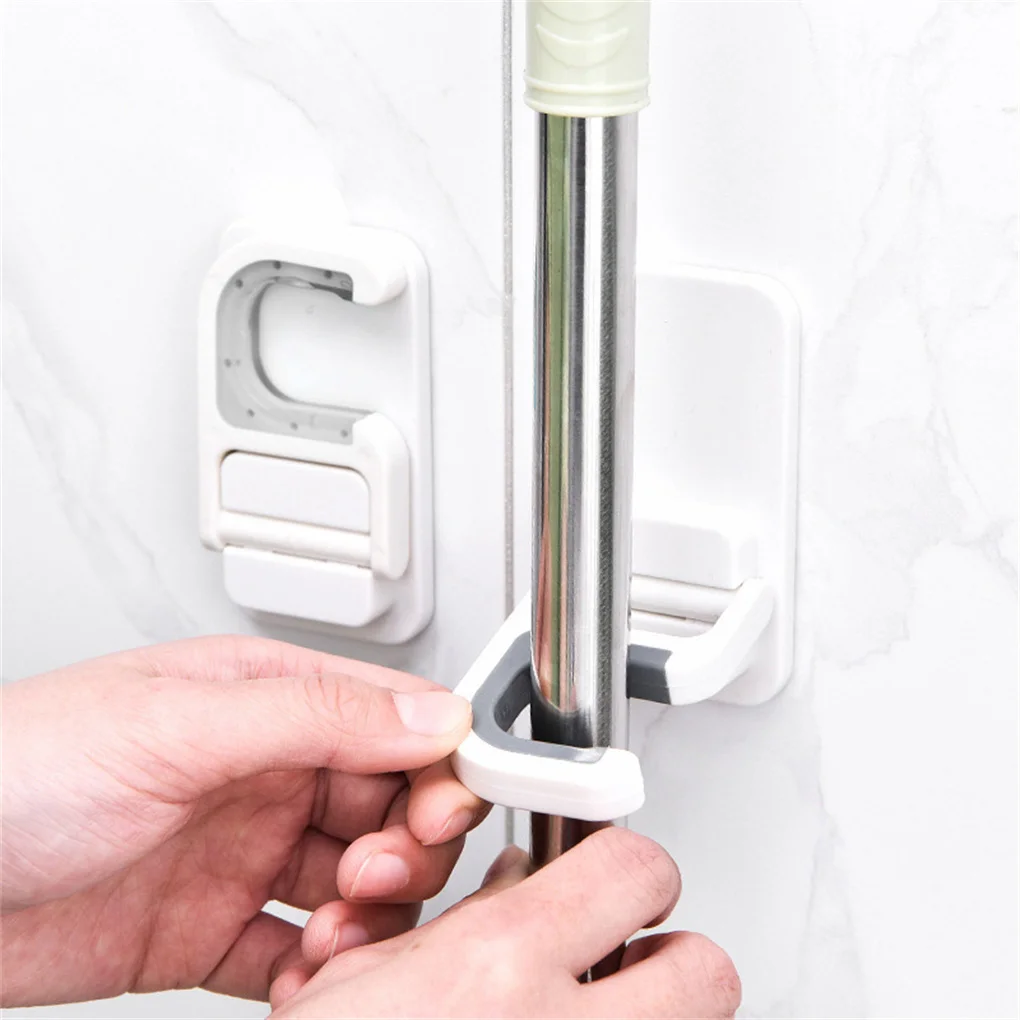 Free Punch Wall Hanging Mop Hook Strong Viscose Household Seamless Storage Mop Clip Bathroom Hanging Mop Holder
Free Punch Wall Hanging Mop Hook Strong Viscose Household Seamless Storage Mop Clip Bathroom Hanging Mop Holder