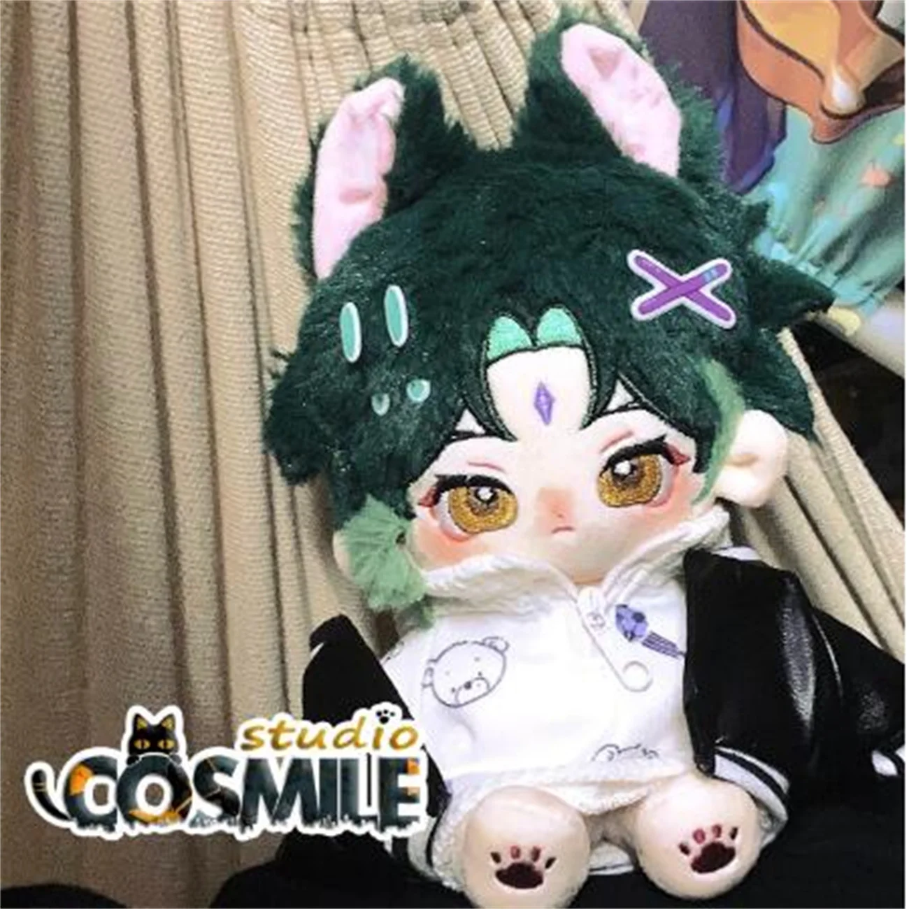 Genshin Impact Cat Ears Xiao Yasha Cute Stuffed Plushie 20cm Plush Doll Body Clothes Costume Toy Sa RP
Genshin Impact Cat Ears Xiao Yasha Cute Stuffed Plushie 20cm Plush Doll Body Clothes Costume Toy Sa RP