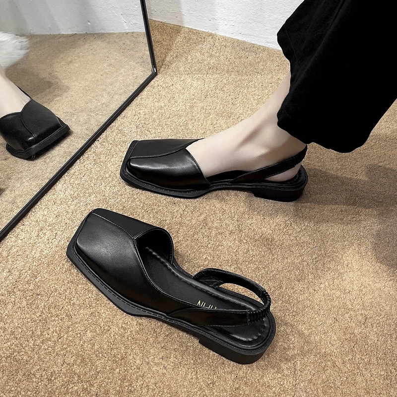 Round Toe Summer Shoes Ladies Low Heels Casual Female Sneakers 2022 New Retro Basic Leisure Back Strap Solid Rubber Square heel
Round Toe Summer Shoes Ladies Low Heels Casual Female Sneakers 2022 New Retro Basic Leisure Back Strap Solid Rubber Square heel