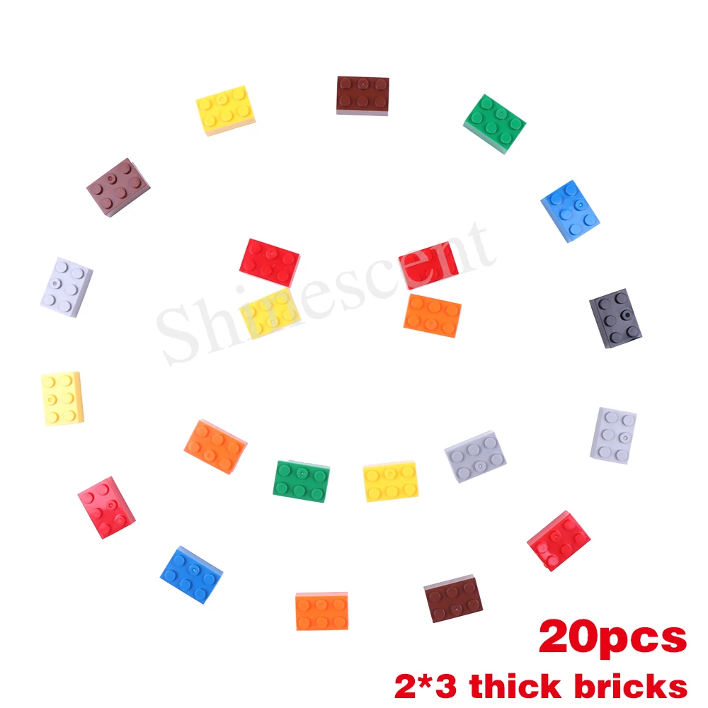 20pcs Classic Size Building Blocks Smooth Thin Basic Bricks 2x3 Dots Toys Compatible with All Major Brands for Children 6+ Ages
20pcs Classic Size Building Blocks Smooth Thin Basic Bricks 2x3 Dots Toys Compatible with All Major Brands for Children 6+ Ages