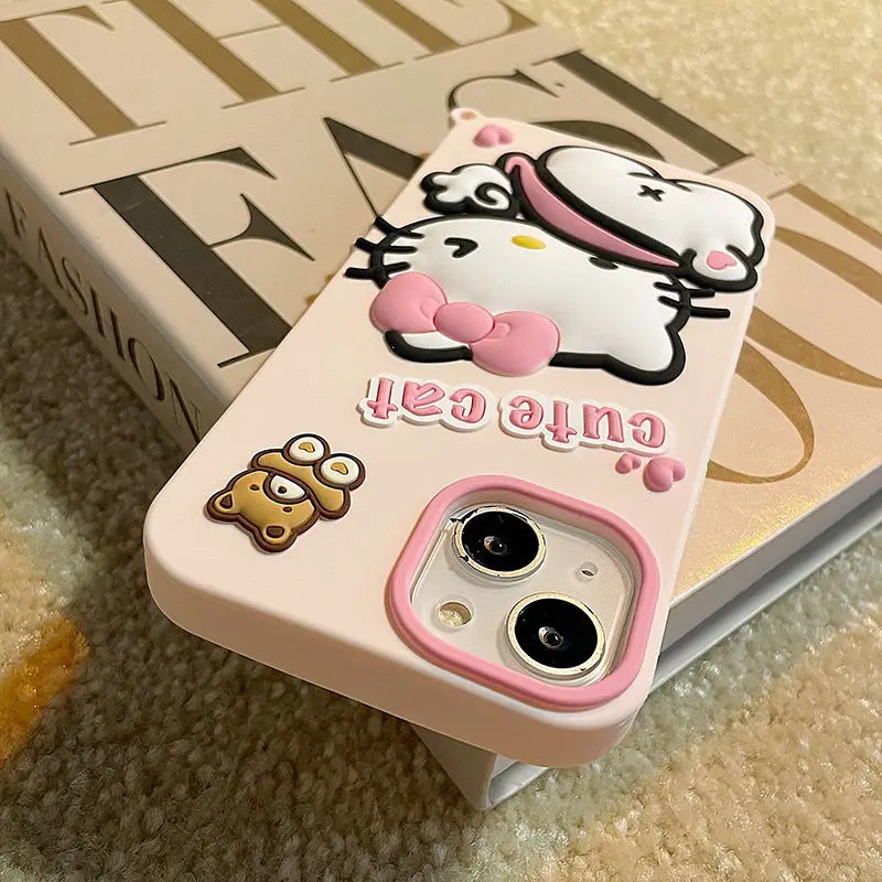 Kawaii Sanrio Iphone Case Cute and Fun Butt-Lifting Hellokitty New Silicone Mobile Phone Cover Decompression Toy
Kawaii Sanrio Iphone Case Cute and Fun Butt-Lifting Hellokitty New Silicone Mobile Phone Cover Decompression Toy
