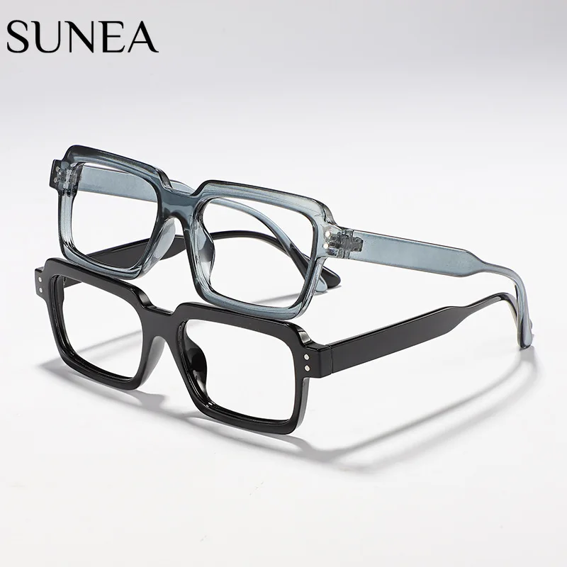 Square Anti-blue Light Glasses Women Rivets Frames Men Optical Glass Retro Spring Hinge Clear Lens Frame
Square Anti-blue Light Glasses Women Rivets Frames Men Optical Glass Retro Spring Hinge Clear Lens Frame