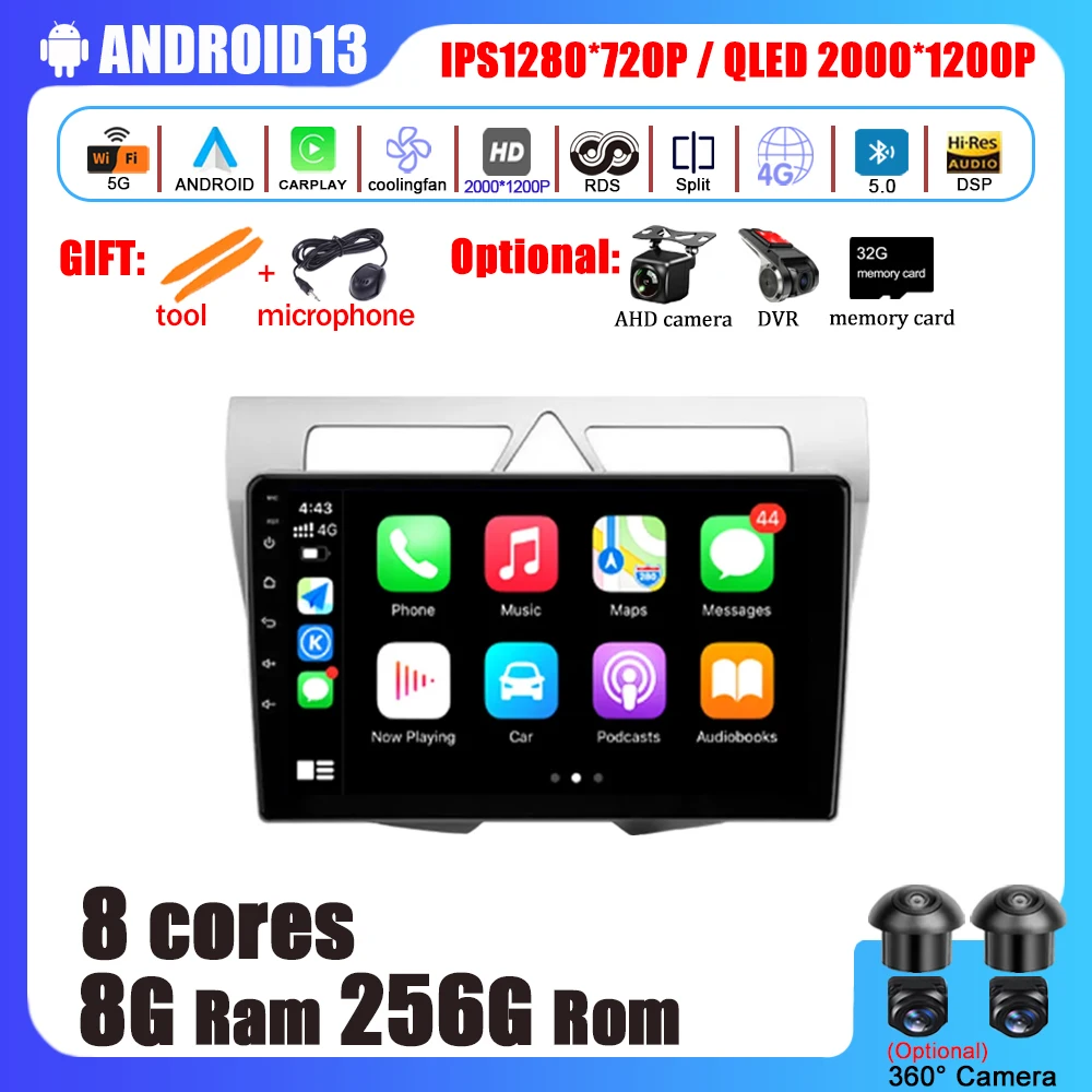 Android 13 Car Accessories tools For Kia Morning picanto 2007--2011 Car Radio Multimedia Video Player Navigation GPS
Android 13 Car Accessories tools For Kia Morning picanto 2007--2011 Car Radio Multimedia Video Player Navigation GPS