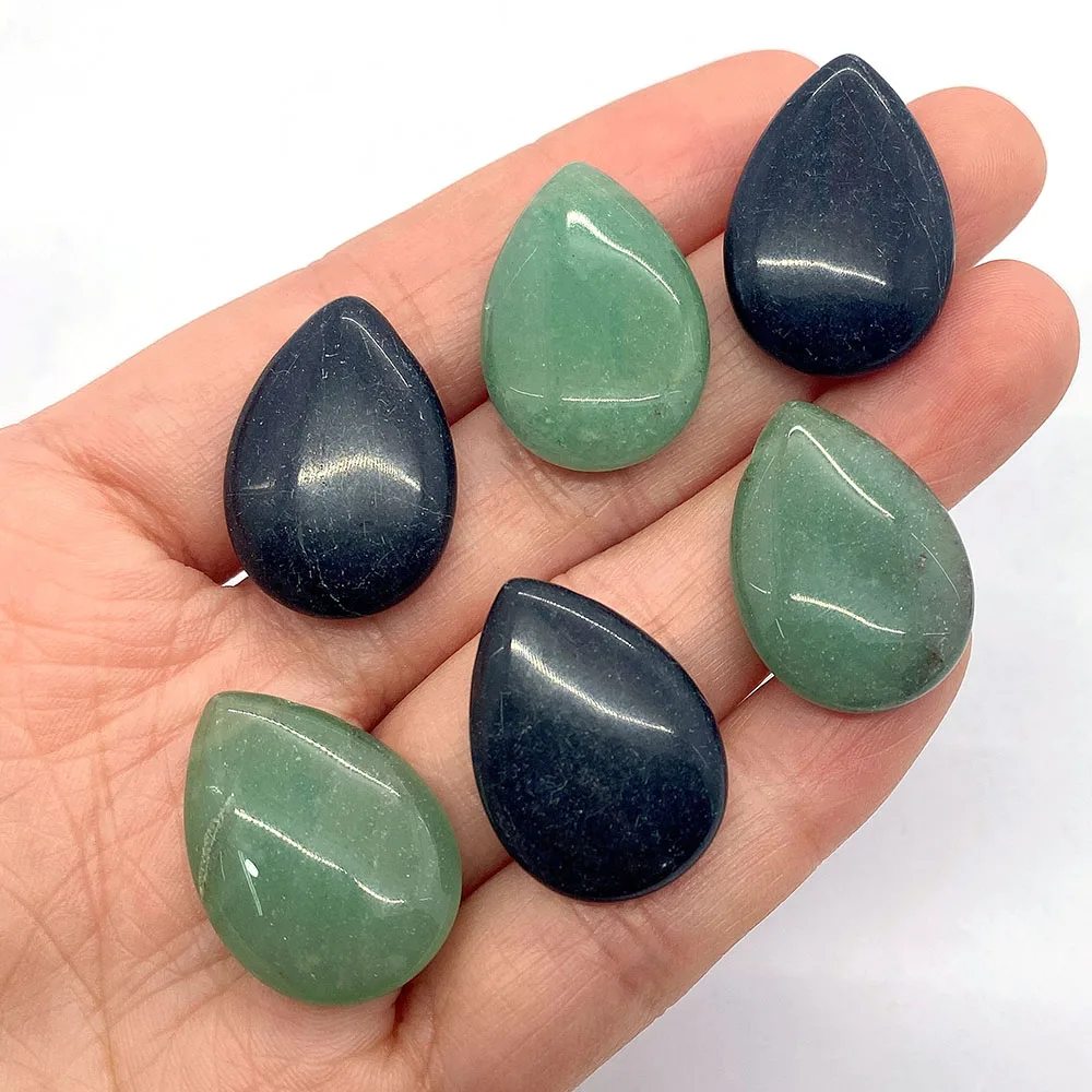 Drop-shaped Pendant Natural Stone Green Aventurine Loose Beads Black Agate Jewelry DIY Pendant Making Bracelet Necklace Charm
Drop-shaped Pendant Natural Stone Green Aventurine Loose Beads Black Agate Jewelry DIY Pendant Making Bracelet Necklace Charm