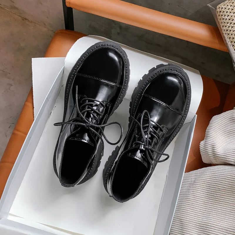 Spring Autumn Solid Black Oxfords Shoes Woman Oxford Shoes for Women Square Low Heel Casual Shoes Retro Ladies Shoes
Spring Autumn Solid Black Oxfords Shoes Woman Oxford Shoes for Women Square Low Heel Casual Shoes Retro Ladies Shoes
