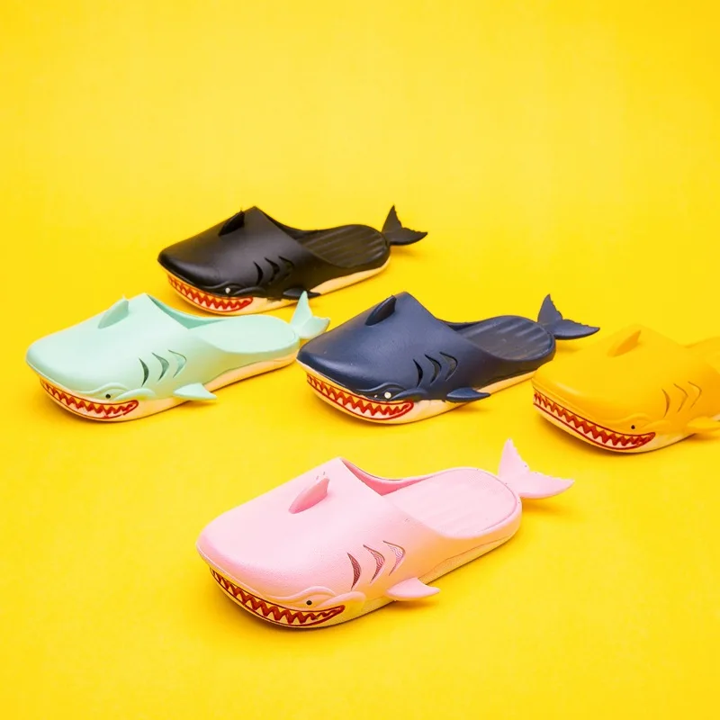 New Fashion Children's indoor outdoor Shark Baotou Slippers Cute Non Slip Personality Cartoon Slipper Kids Shoes Shark Slippers
New Fashion Children's indoor outdoor Shark Baotou Slippers Cute Non Slip Personality Cartoon Slipper Kids Shoes Shark Slippers
