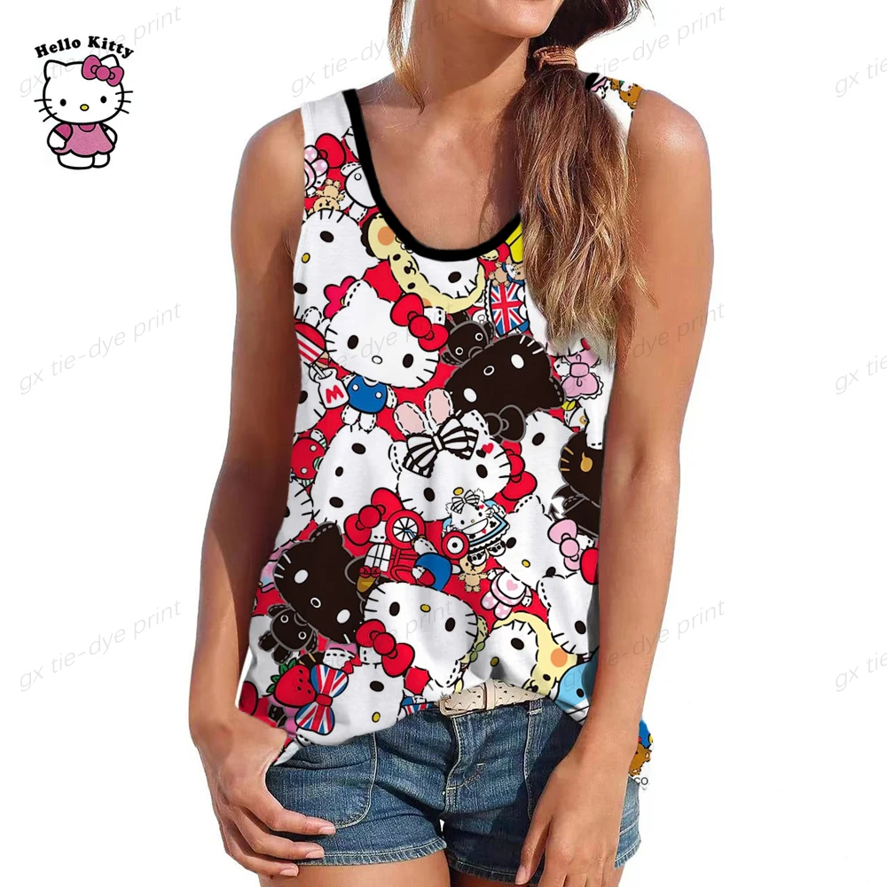 Женская Винтажная Майка с принтом Hello Kitty, летняя футболка без рукавов в стиле Харадзюку 90-х годов, спортивный жилет, 2023
Женская Винтажная Майка с принтом Hello Kitty, летняя футболка без рукавов в стиле Харадзюку 90-х годов, спортивный жилет, 2023