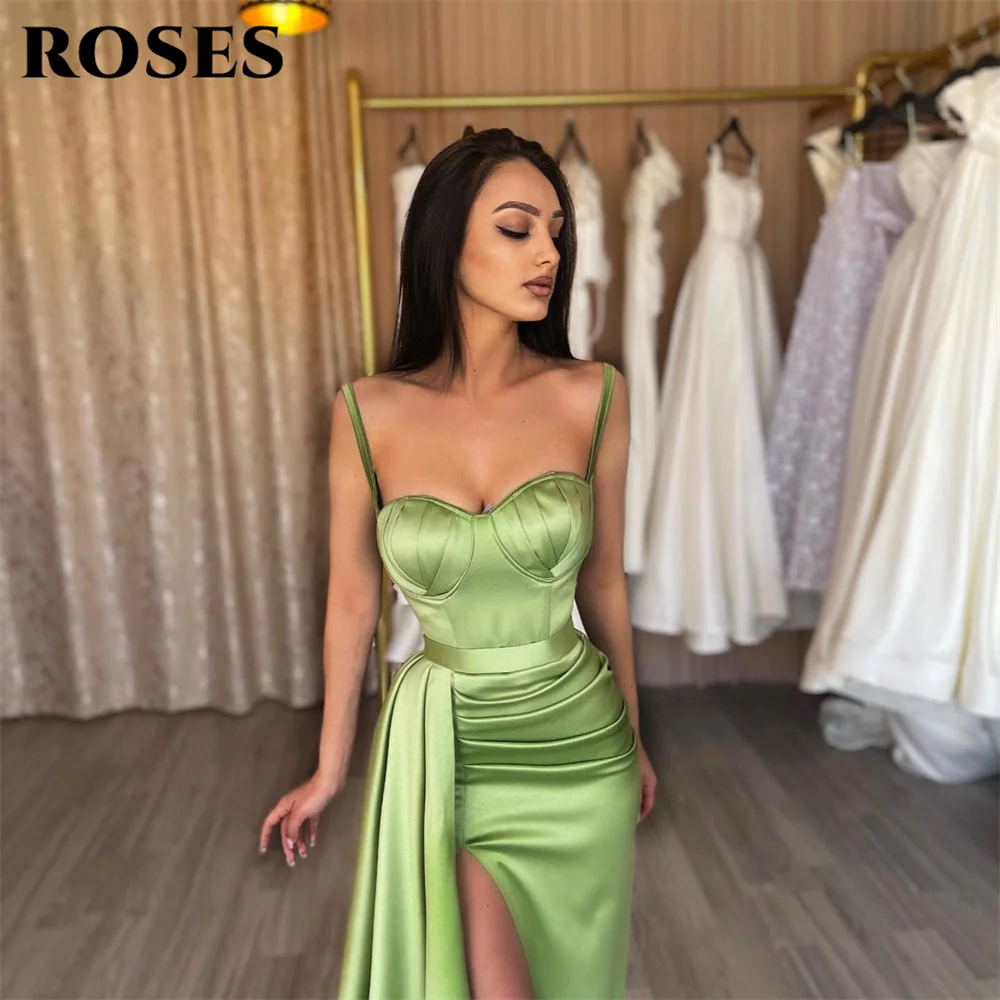 ROSES Mint Green Prom Dress Spaghetti Strap Party Dress Mermaid Sexy Celebrity Gowns Stain Wedding Party Dress вечерние платья
ROSES Mint Green Prom Dress Spaghetti Strap Party Dress Mermaid Sexy Celebrity Gowns Stain Wedding Party Dress вечерние платья