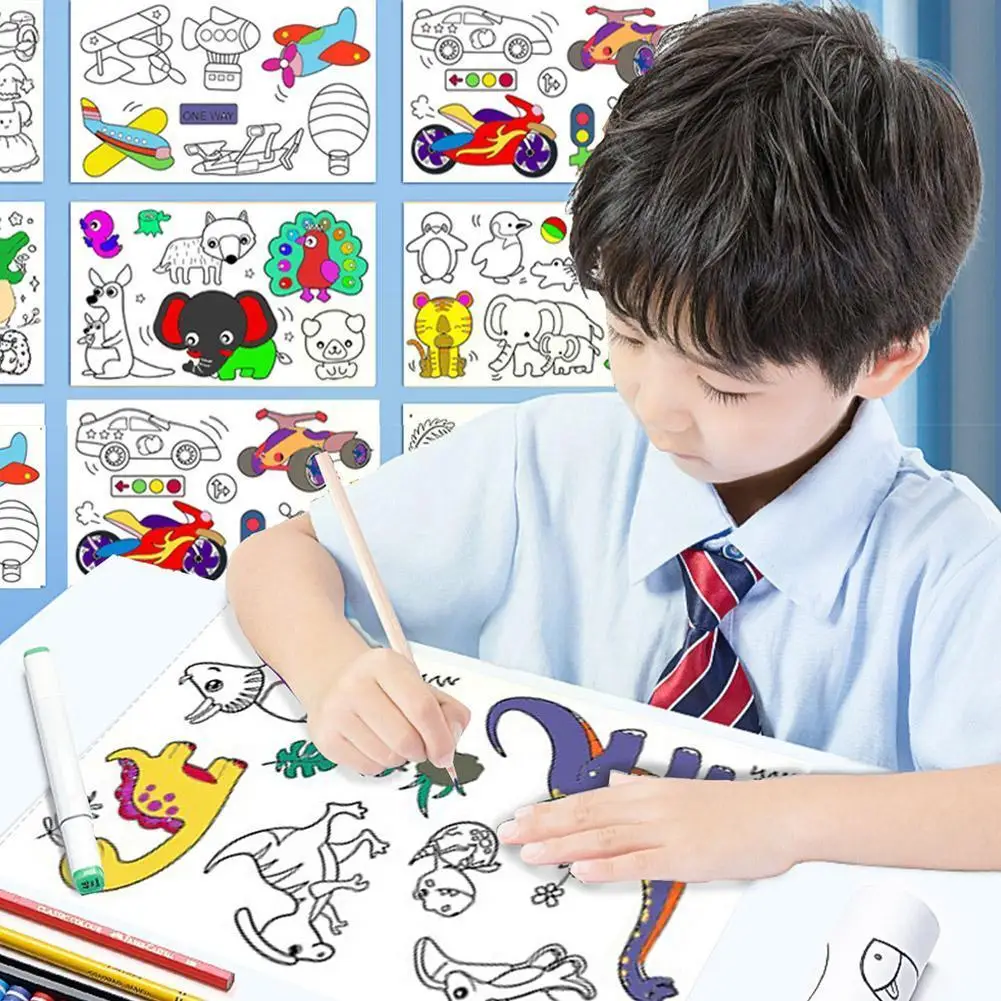 Children's Graffiti Scrolls Diy Handmade Paper-cut Filling Canvas Stickers Cartoons Fun Baby Toys Wall Paper Puzzle Stick C O6s5
Children's Graffiti Scrolls Diy Handmade Paper-cut Filling Canvas Stickers Cartoons Fun Baby Toys Wall Paper Puzzle Stick C O6s5