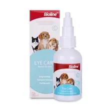 Pet Eye Drops 50ml All Animal Eye Wash Drops Pet Eye Wash Drops Help Prevent Pink Eye Allergies Symptoms Runny Dry Eyes Tear