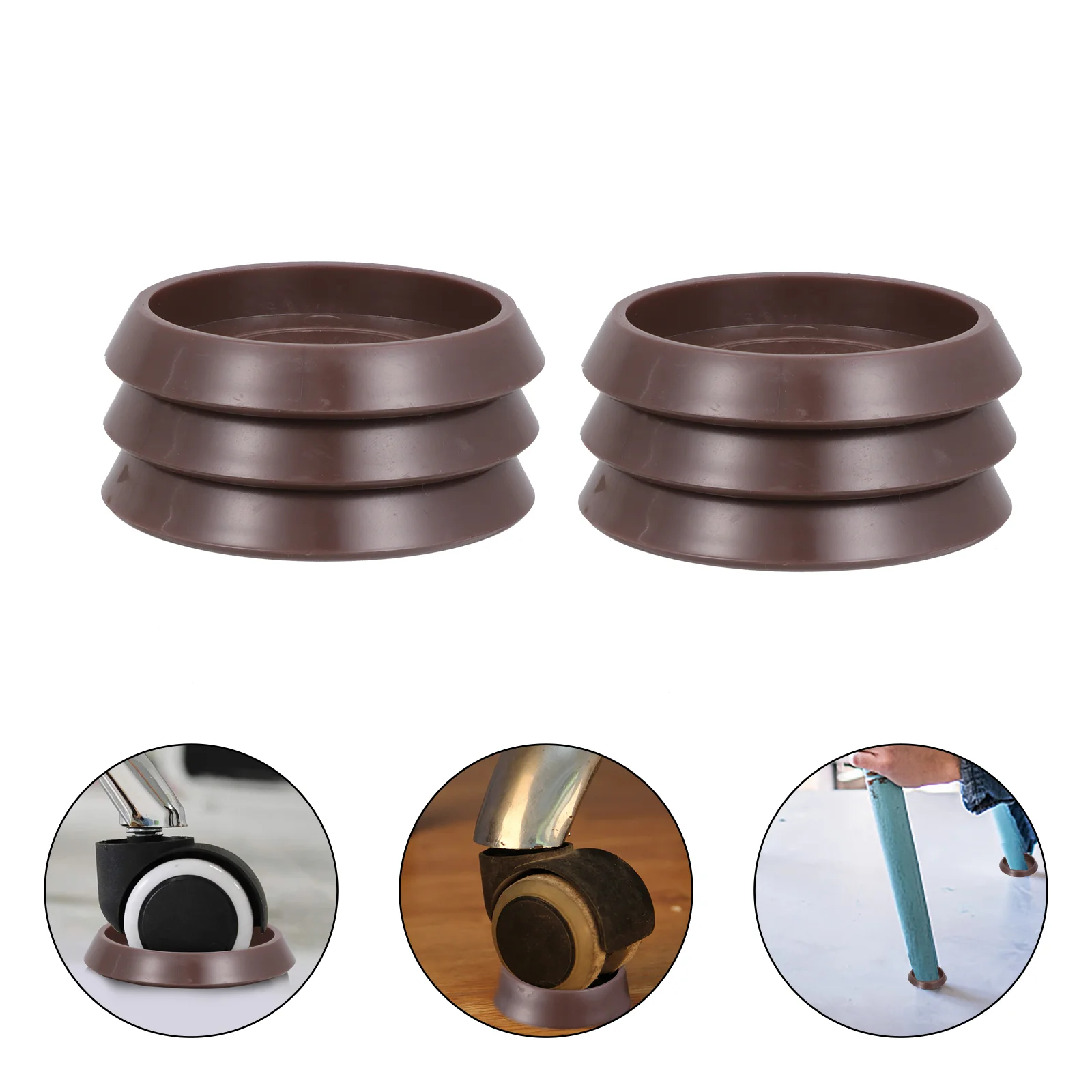 

Round Furniture Caster Cups for Carpet or Durable Hard Floors, bed stoppers 10 Packs, furniture coasters Coffee non furniture